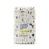 Mt. Comfort Coffee bolsa frontal 2.5 lb mostrando formato resellable y marca
