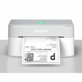 MUNBYN vista frontal de la impresora 4x6 para envío, compacta y profesional