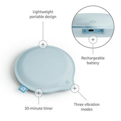 Munchkin Lulla-Vibe primer plano de la textura suave que aporta comodidad