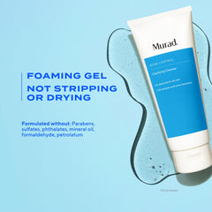 Murad textura del gel salicílico en primer plano para apreciar consistencia ligera