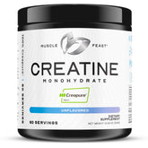Muscle Feast envase frontal mostrando la marca y tamaño 300g para confianza