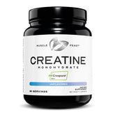 Muscle Feast envase frontal Creapure creatina monohidrato puro, claridad de etiqueta