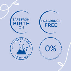Mustela crema aplicada en cuero cabelludo del bebé, alivio de escamas