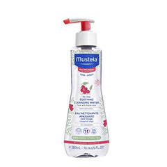 Mustela botella frontal del agua micelar sin enjuague para limpieza rápida