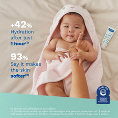 Mustela textura cremosa emoliente que se absorbe sin dejar grasa