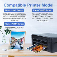myCartridge SUPRINT etiqueta con información del modelo y garantías del producto