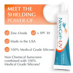 MyNewGel textura cremosa aplicada en piel que facilita la absorción y suavidad
