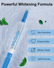 MySmile textura del gel blanqueador muestra consistencia fácil de aplicar