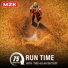 MZK nozzle close-up highlighting tapered tip for concentrated airflow