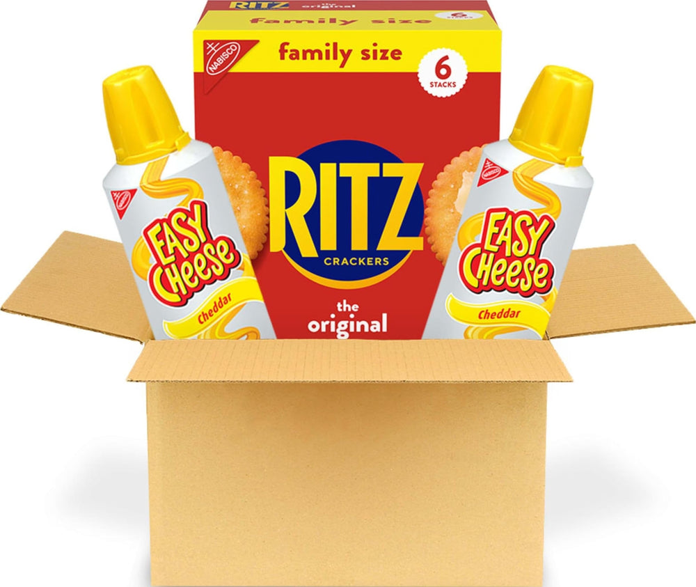 NABISCO RITZ caja frontal mostrando contenido familiar y conveniencia