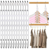NAKBINX pack frontal mostrando 12 perchas para maximizar espacio