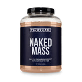 NAKED frasco frontal mostrando etiqueta clara y natural para aumentar masa
