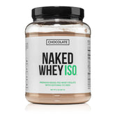 NAKED frente del empaque mostrando diseño y beneficio de proteína pura
