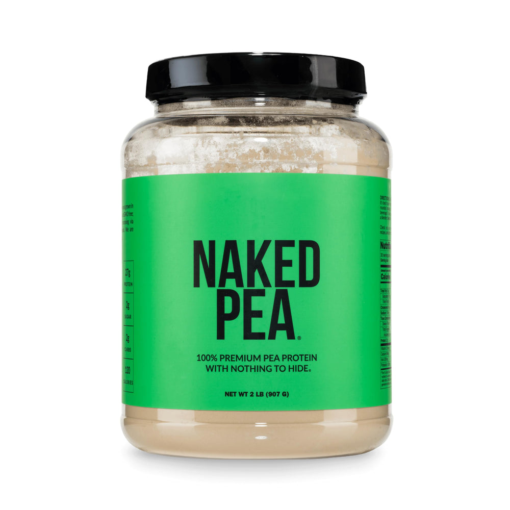 NAKED Pea frente del empaque mostrando claridad y pureza del producto