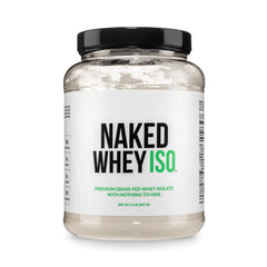 NAKED Whey imagen frontal del envase mostrando etiqueta y porciones