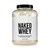 NAKED Whey frente del envase mostrando el diseño y pureza