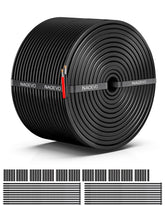 NAOEVO vista frontal del rollo 16 AWG 50FT con etiqueta clara y beneficios