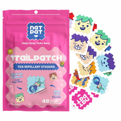 The Natural Patch Co. empaque frontal con 48 adhesivos, práctico para familias