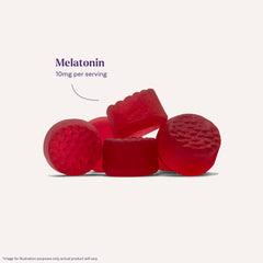 Natrol porción de dos gomitas, dosificación clara y práctica