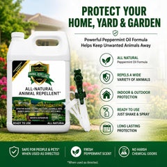 Natural Armor en uso en jardín protegiendo plantas y senderos