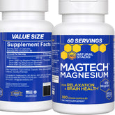 NATURAL STACKS MagTech vista frontal del frasco, presentación confiable