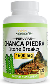 NaturalisimoLife frasco frontal mostrando 120 tabletas y beneficios veganos
