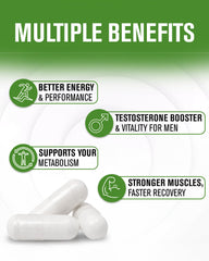 NaturalSlim capsules in hand to show scale and daily serving convenience