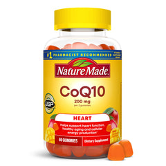 Nature Made frente del empaque mostrando 60 gomitas y beneficios