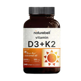 NatureBell frasco delantero mostrando 240 softgels y ventajas claras
