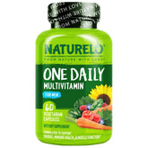 NATURELO front bottle view showing clear label and benefits