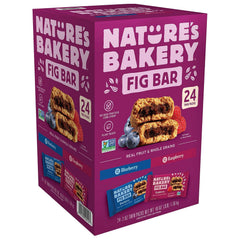 Nature's Bakery frontal del paquete mostrando el diseño y cantidad