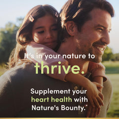 Nature's Bounty frasco abierto con softgels visibles, fácil acceso