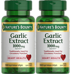 Nature's Bounty frasco frontal del pack de ajo, conveniente para rutina
