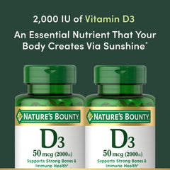 Nature's Bounty cápsulas dentro del frasco, facilidad de consumo