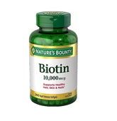Nature's Bounty frasco delantero con 250 softgels mostrando etiqueta clara y beneficios