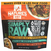 Nature's Diet empaque frontal del producto mostrando marca y formato