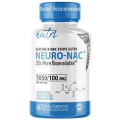 Nature's Fusions envase frontal de Neuro NACET mostrando la marca y benefits