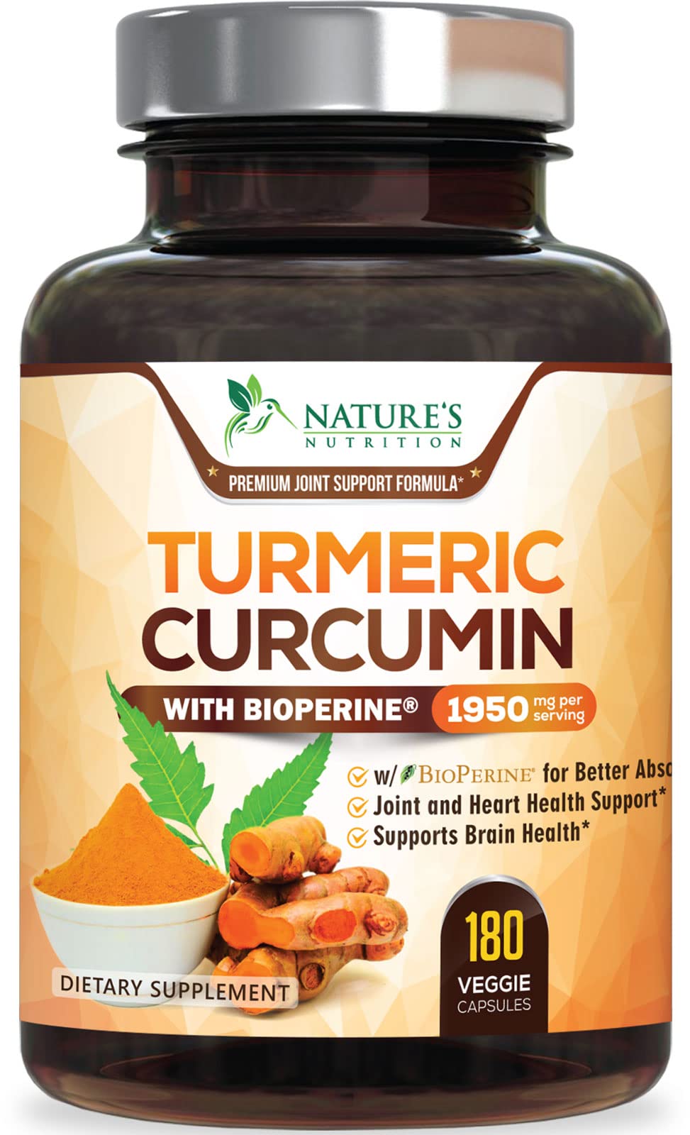 Nature's Nutrition front bottle image showing product packaging and benefits