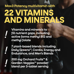 Nature's Way etiqueta de ingredientes con lista de vitaminas visibles