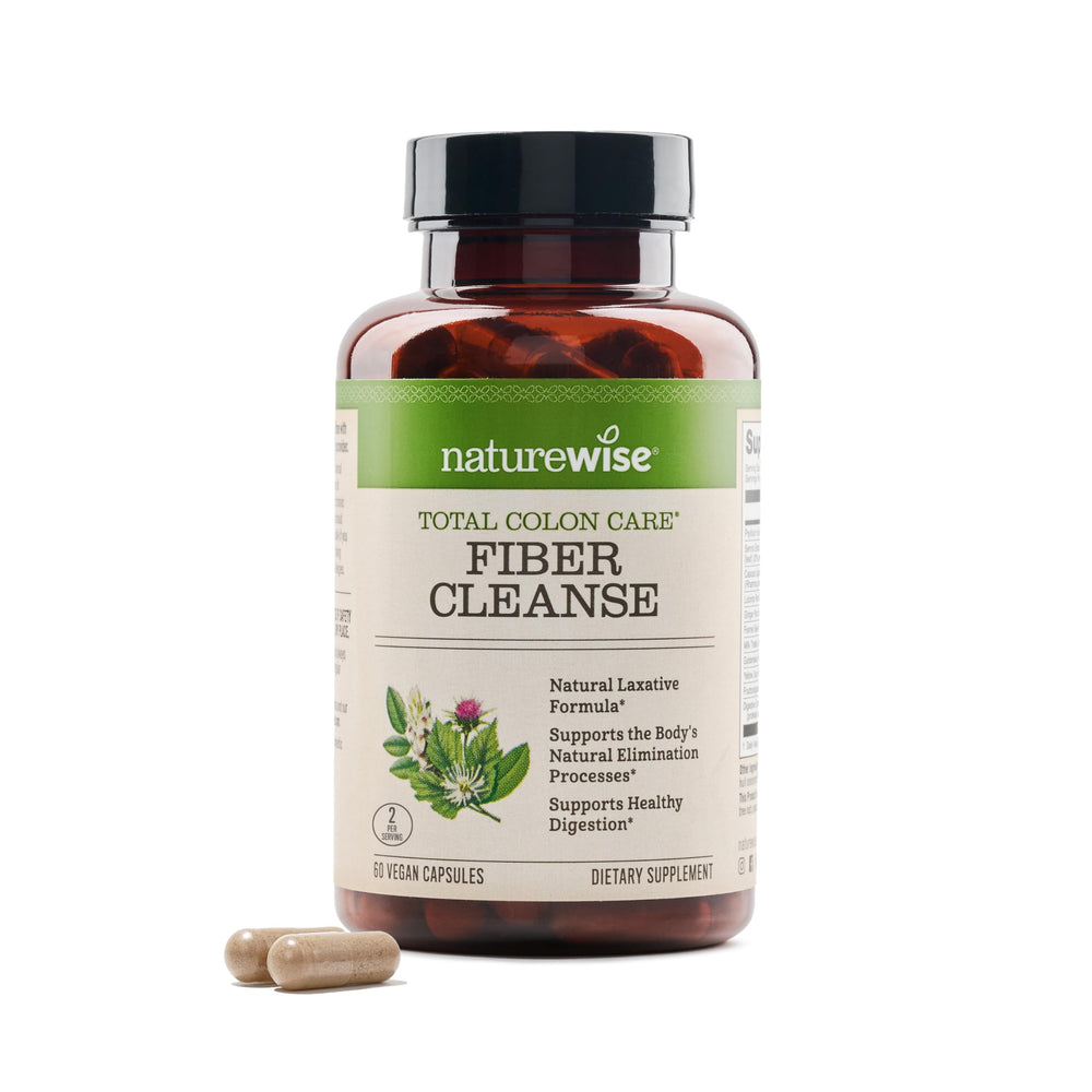 NatureWise frente del empaque mostrando 60 cápsulas y beneficios visibles