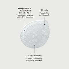 Naturium primer plano textura del gel para exfoliación suave