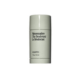 Nécessaire desodorante Eucalyptus frontal muestra envase y diseño, beneficio apariencia limpia