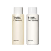 Nécessaire set Fragrance Free frontal mostrando botellas y etiqueta clara