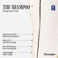 Nécessaire textura en gel de The Shampoo que indica limpieza suave