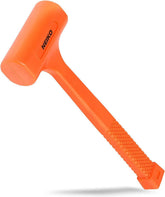 NEIKO martillo dead blow frontal mostrando carcasa naranja y forma robusta