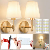 Nekhung aplique frontal juego de 2, iluminación elegante inmediata