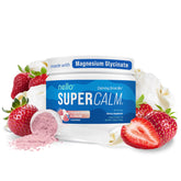 Nello envase frontal strawberries & cream mostrando diseño y beneficio relajante