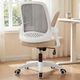 NEO CHAIR vista frontal beige con respaldo ergonómico y confort visible