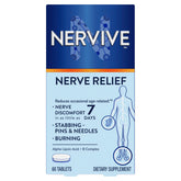 Nervive frente del empaque mostrando bote y beneficio de alivio ocasional