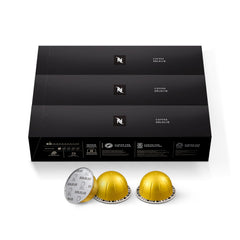 Nespresso Solelio cápsula de aluminio en primer plano que resalta frescura y sellado